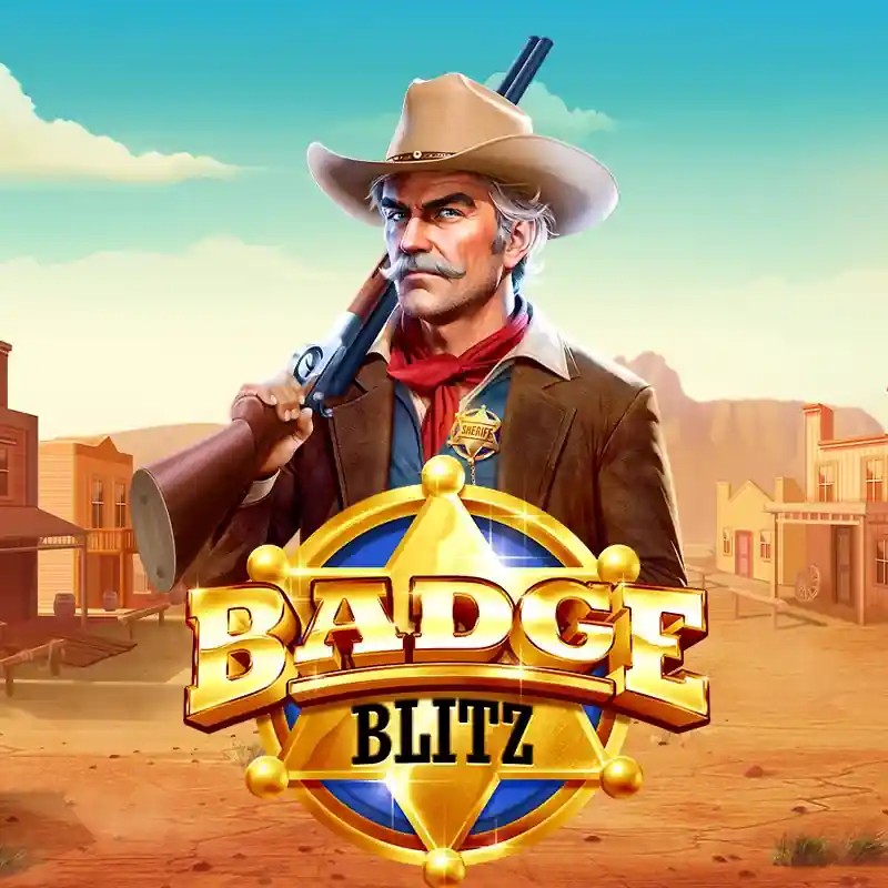 Badge Blitz slot visual from Pragmatic Play available on betsalice.com