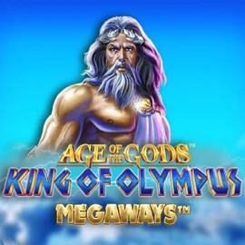 Age Of The Gods: King of Olympus Megaways slot logo by Origins at Betalice Casino