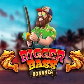 Bigger Bass Bonanza online game logo by Pragmatic Play on betsalice.com