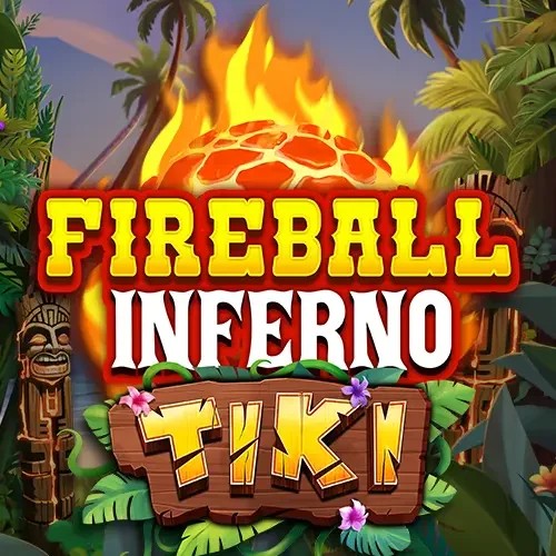 Fireball Inferno Tiki slot visual from NetEnt available on betsalice.com