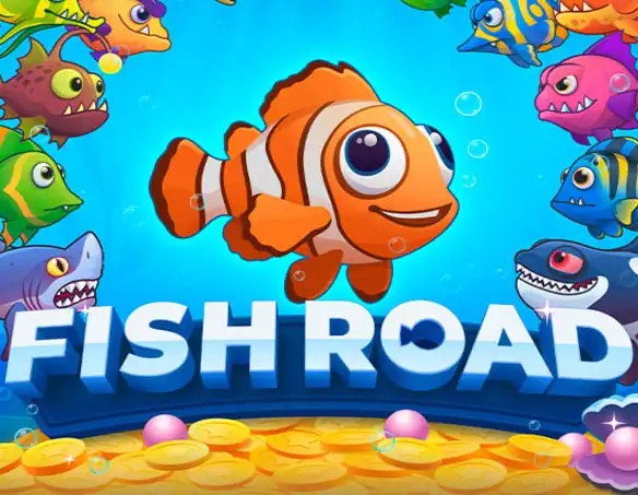Fish Road game by InOut – logo hosted on Betalice Casino