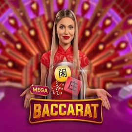 Mega Baccarat game by Pragmatic Play – logo hosted on Betalice Casino