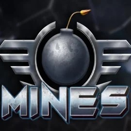 Mines slot logo by Turbo Games at Betalice Casino