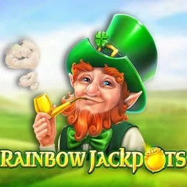 Rainbow Jackpots slot logo by Red Tiger Gaming at Betalice Casino