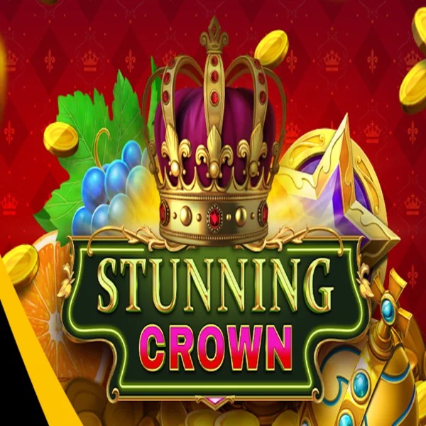 Stunning Crown slot logo by BF Games at Betalice Casino